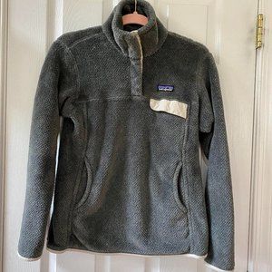 Grey Patagonia Snap T-Fleece Pullover